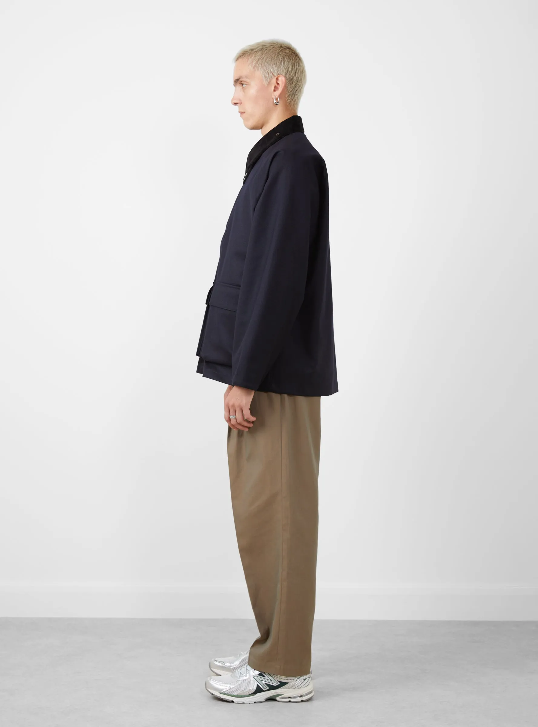 3-Layer Field Jacket Black Navy