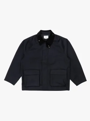 3-Layer Field Jacket Black Navy