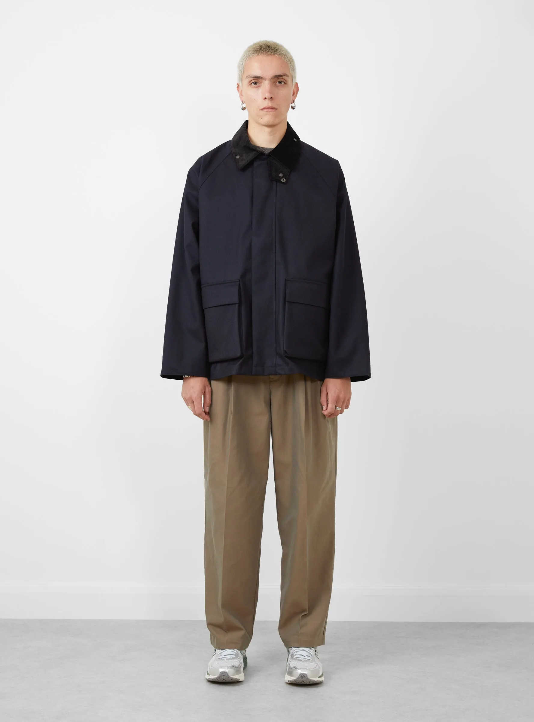 3-Layer Field Jacket Black Navy