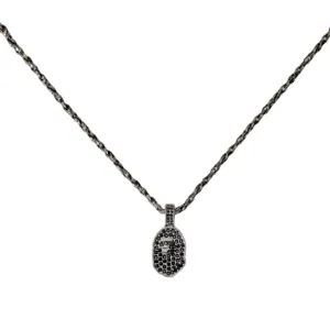 A Bathing Ape x Swarovski x Dover Street Market Special Camo Ape Head Necklace