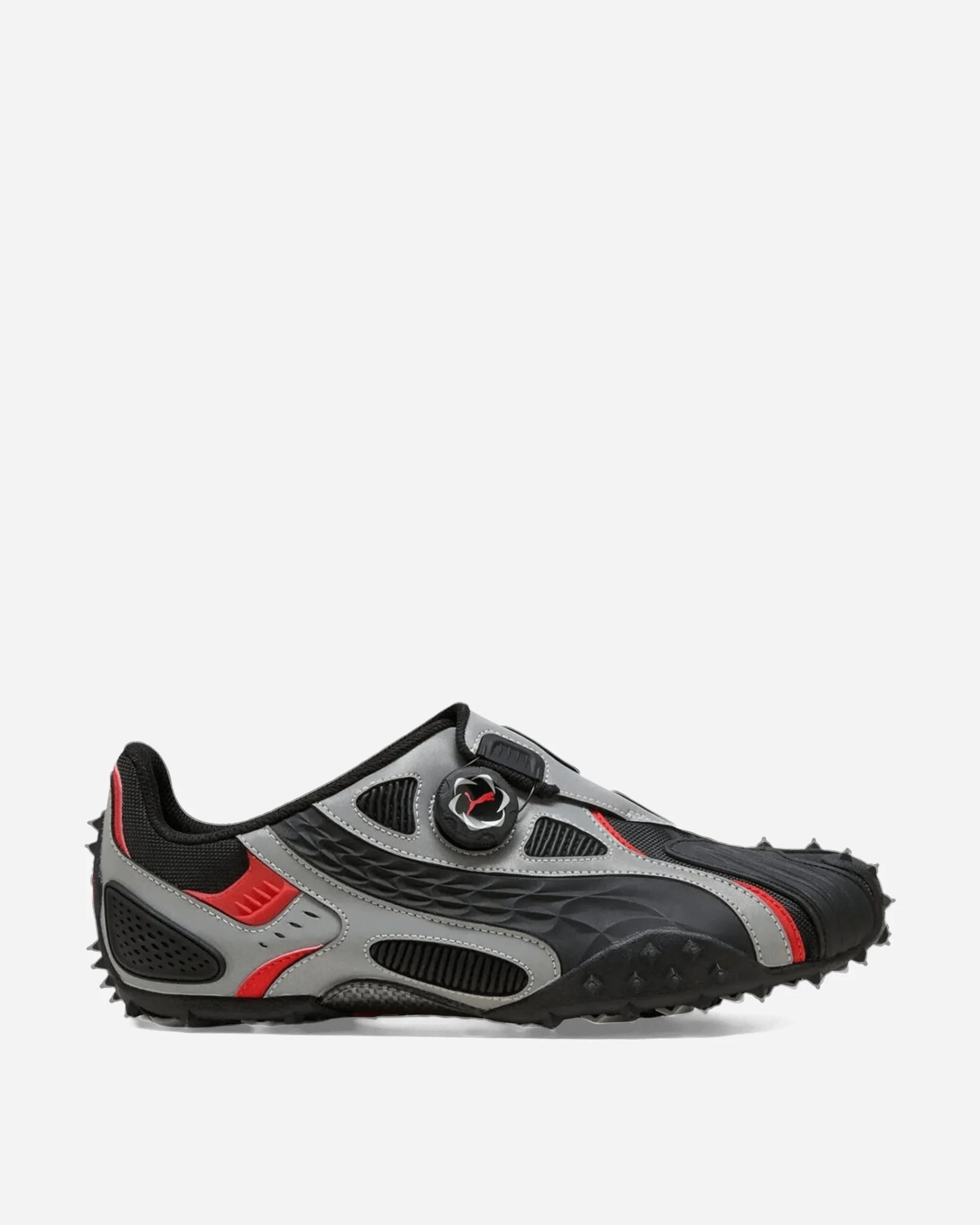 A$AP Rocky Mostro Gabbia Leather Sneakers Black / Silver