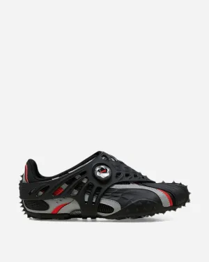 A$AP Rocky Mostro Gabbia Leather Sneakers Black / Silver
