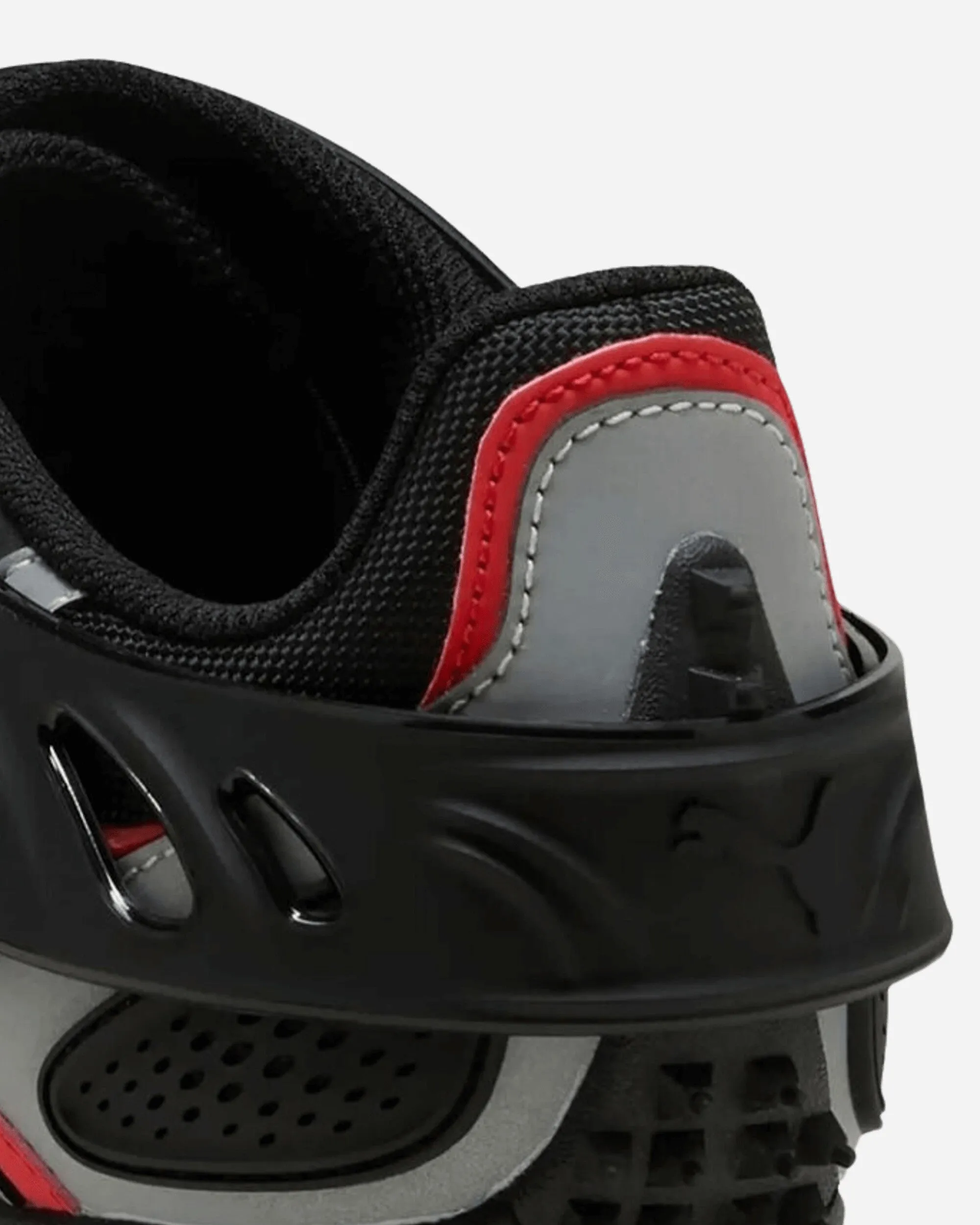 A$AP Rocky Mostro Gabbia Leather Sneakers Black / Silver