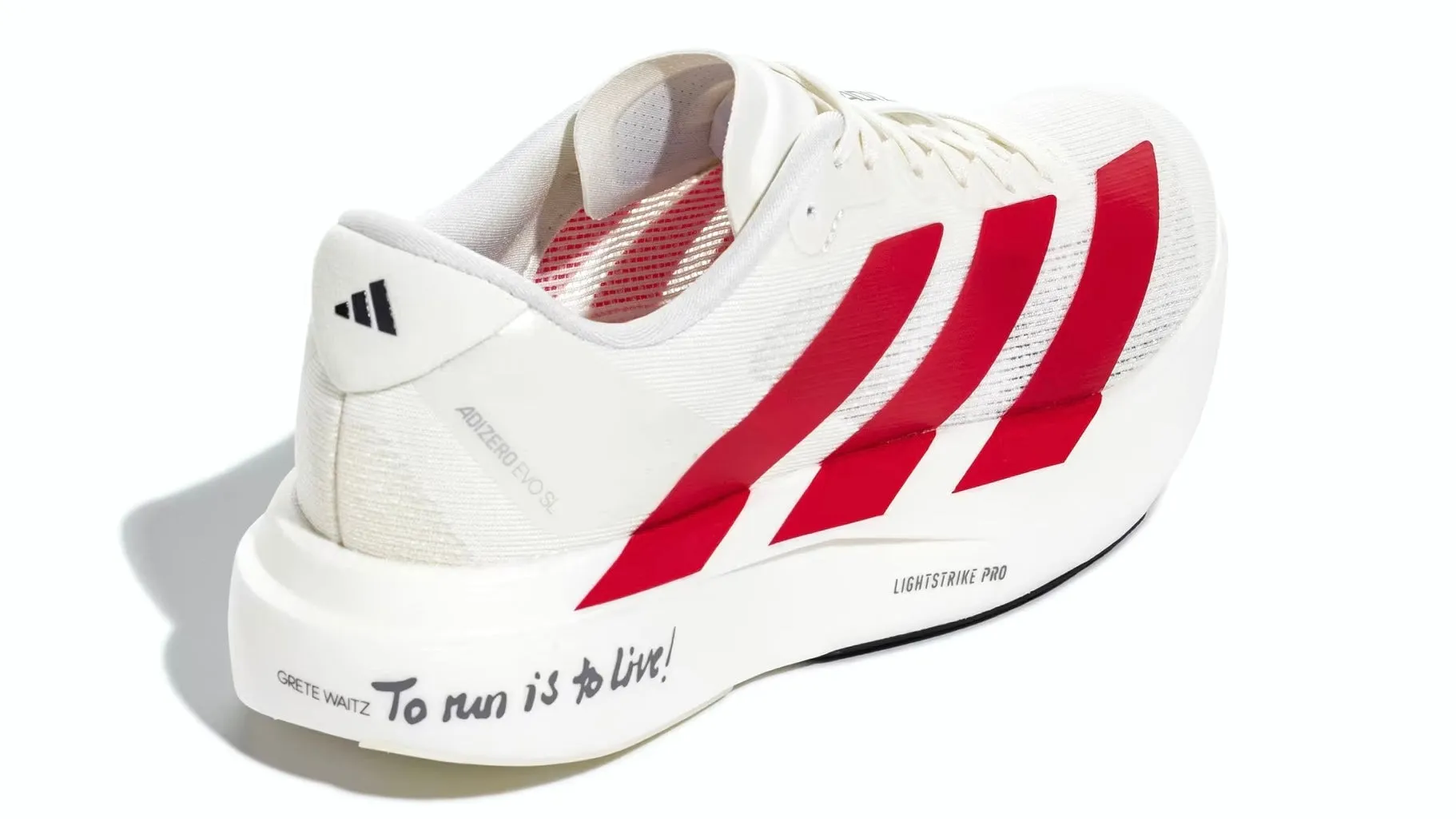adidas Adizero EVO SL Off White Better Scarlet (Women's)
