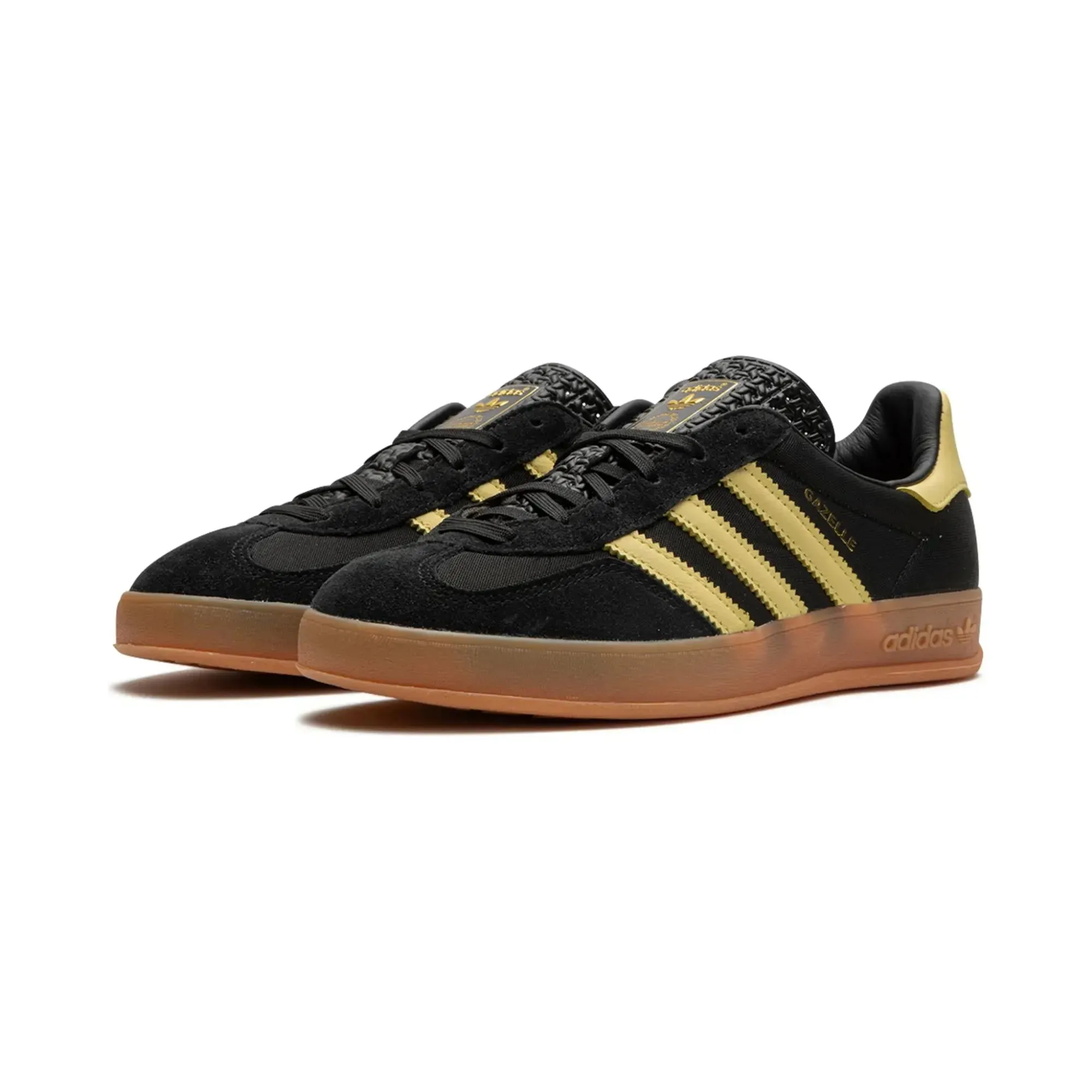 Adidas Gazelle Indoor Black Almost Yellow Gum