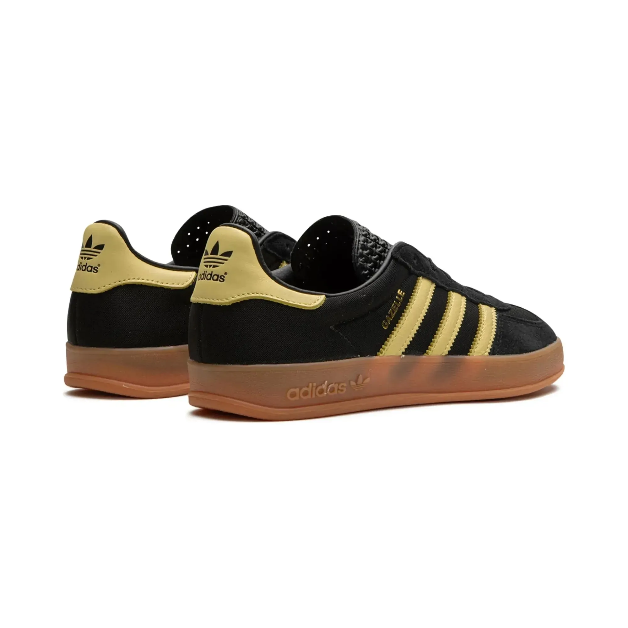 Adidas Gazelle Indoor Black Almost Yellow Gum