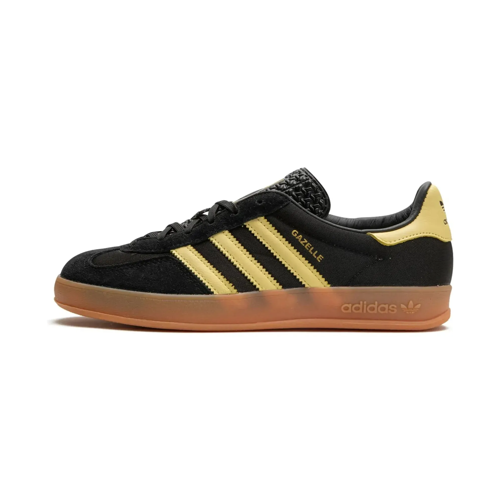 Adidas Gazelle Indoor Black Almost Yellow Gum