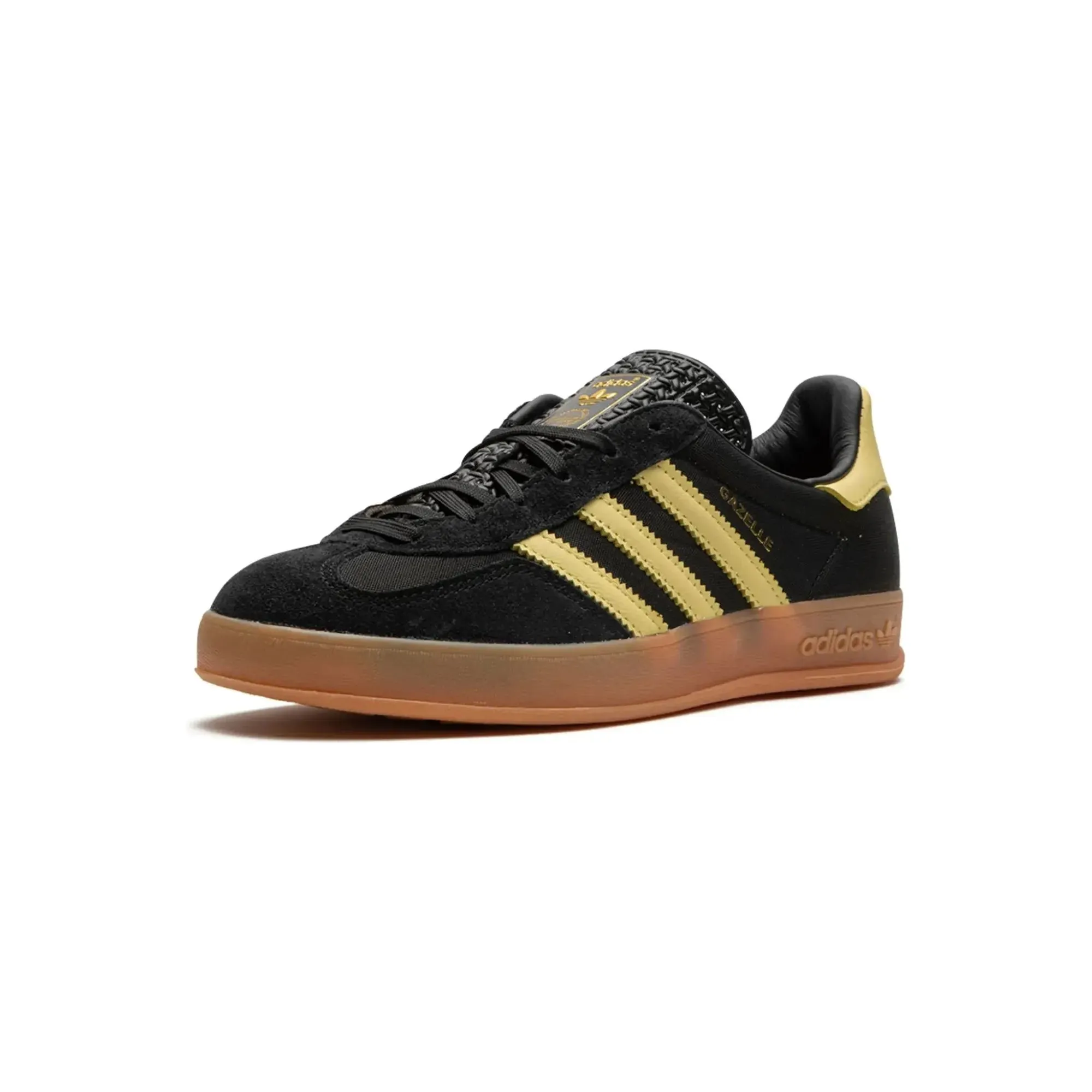 Adidas Gazelle Indoor Black Almost Yellow Gum