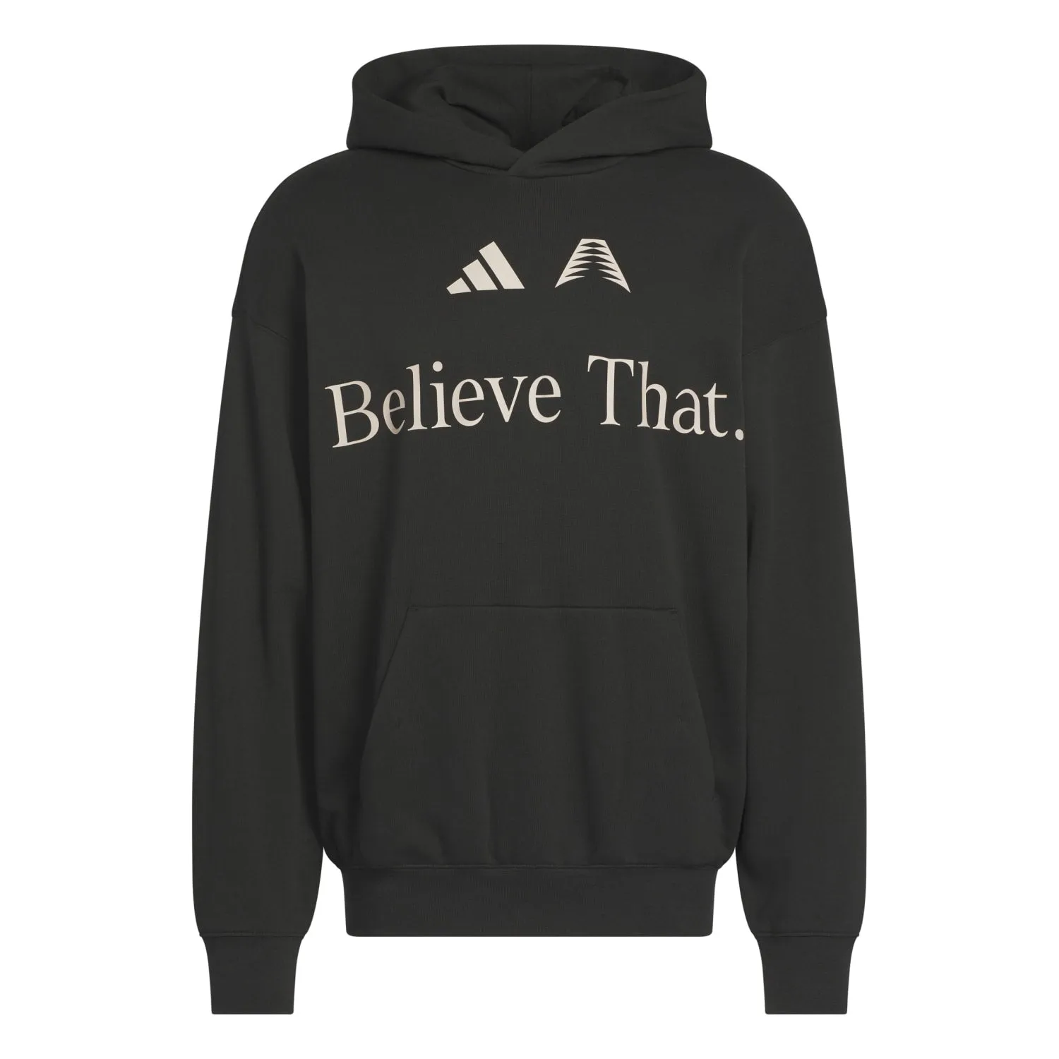 Adidas Men Anthony Edwards Believe That Hoodie Black JW4293
