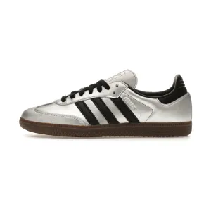 Adidas Samba OG Silver Metallic Black Gum