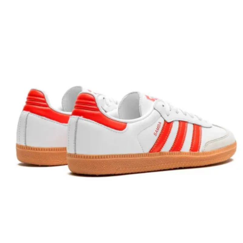 Adidas Samba OG White Solar Red Gum