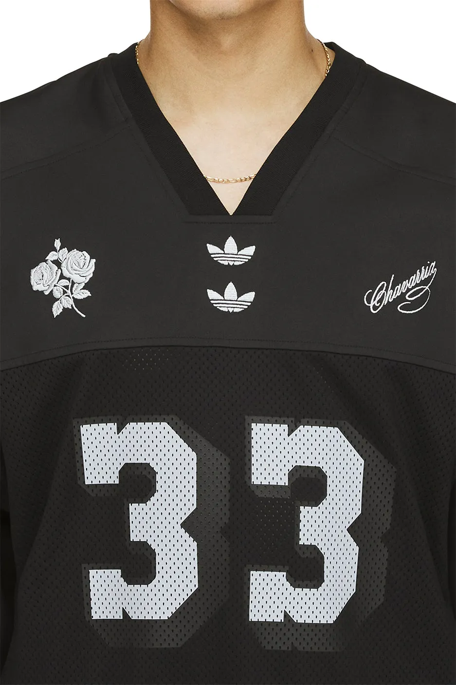 adidas x Willy Chavarria Football Jersey 'Black'