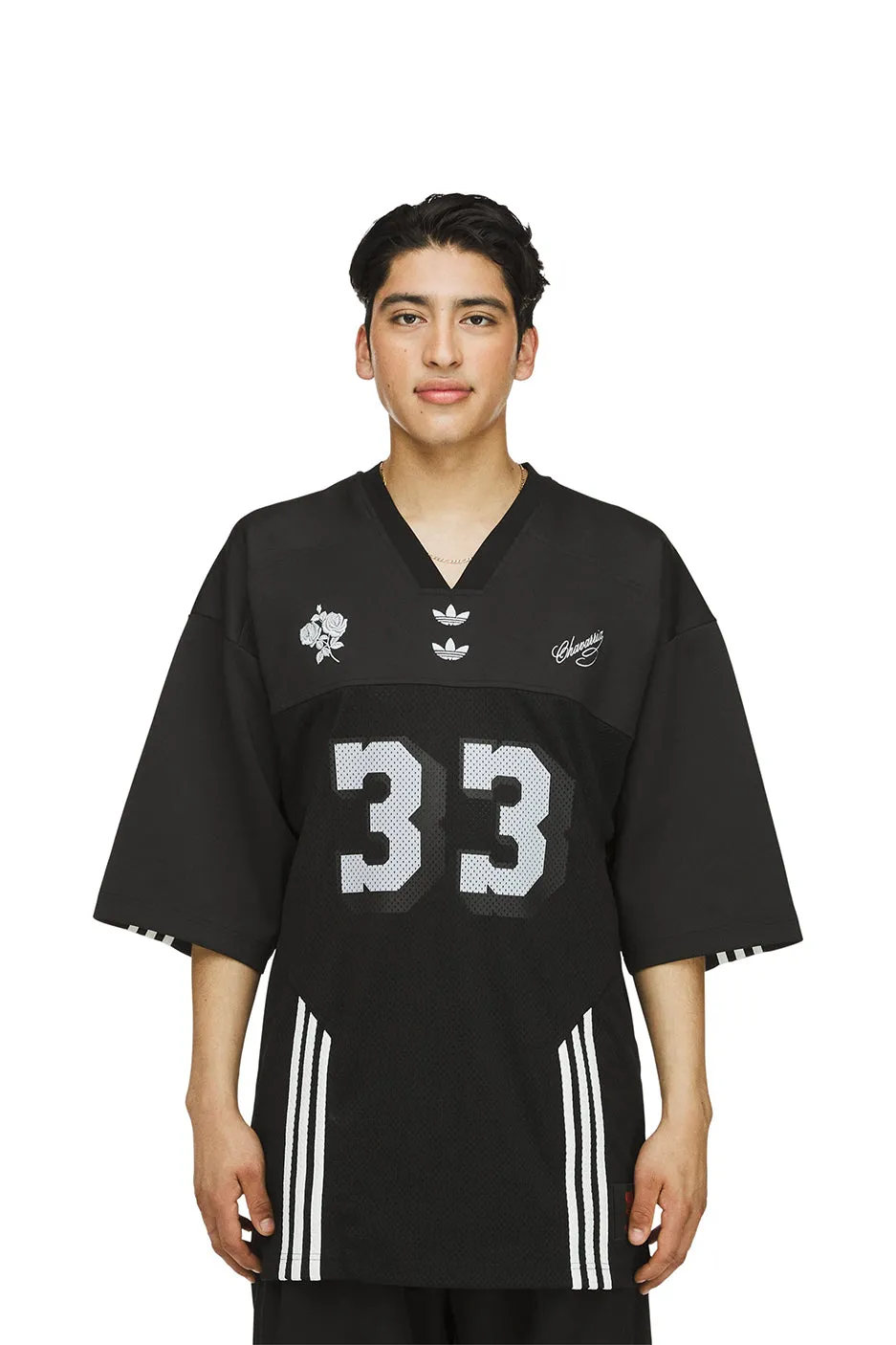 adidas x Willy Chavarria Football Jersey 'Black'