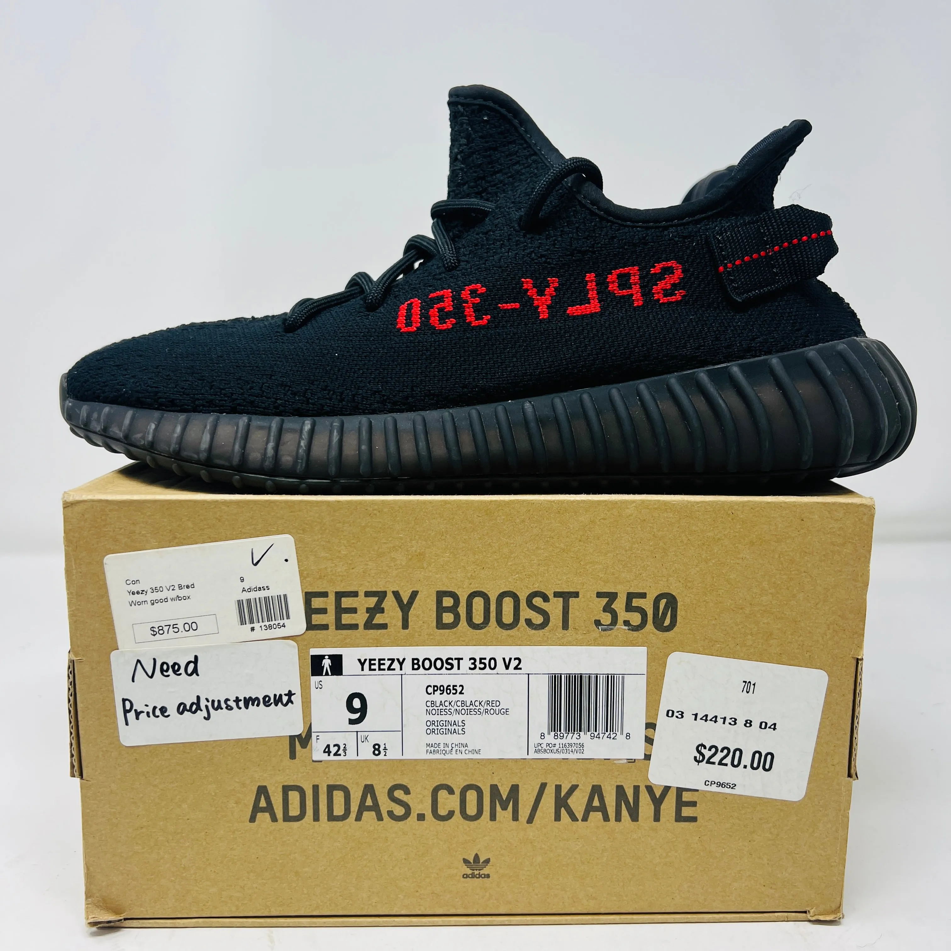 adidas Yeezy Boost 350 V2 Black Red
