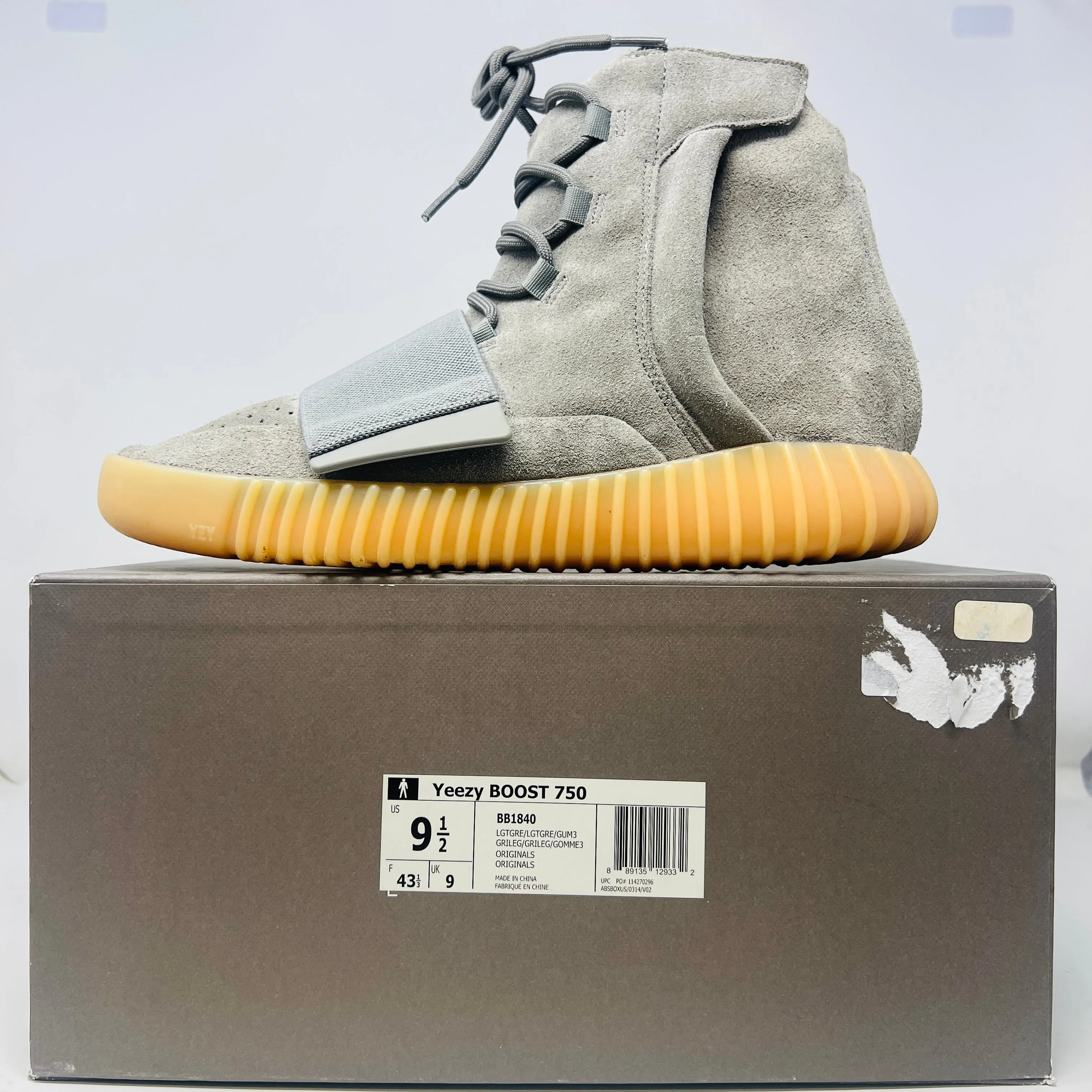 adidas Yeezy Boost 750 Light Grey Glow In the Dark