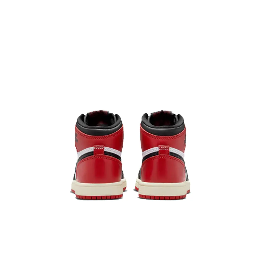AIR JORDAN 1 RETRO HIGH OG (PS) BLACK TOE REIMAGINED