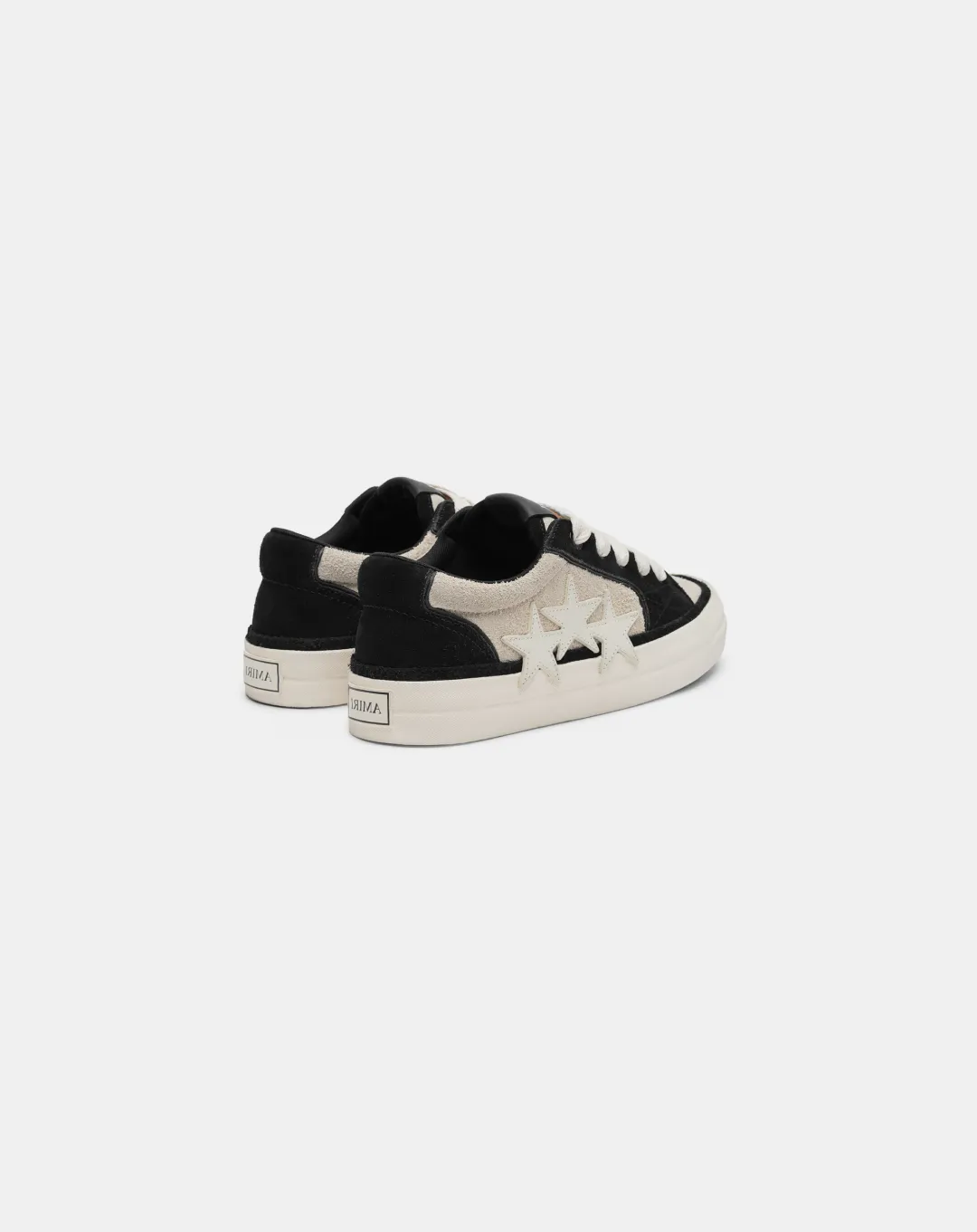 AMIRI Sunset Skate Low Appliqud Suede and Leather Sneakers