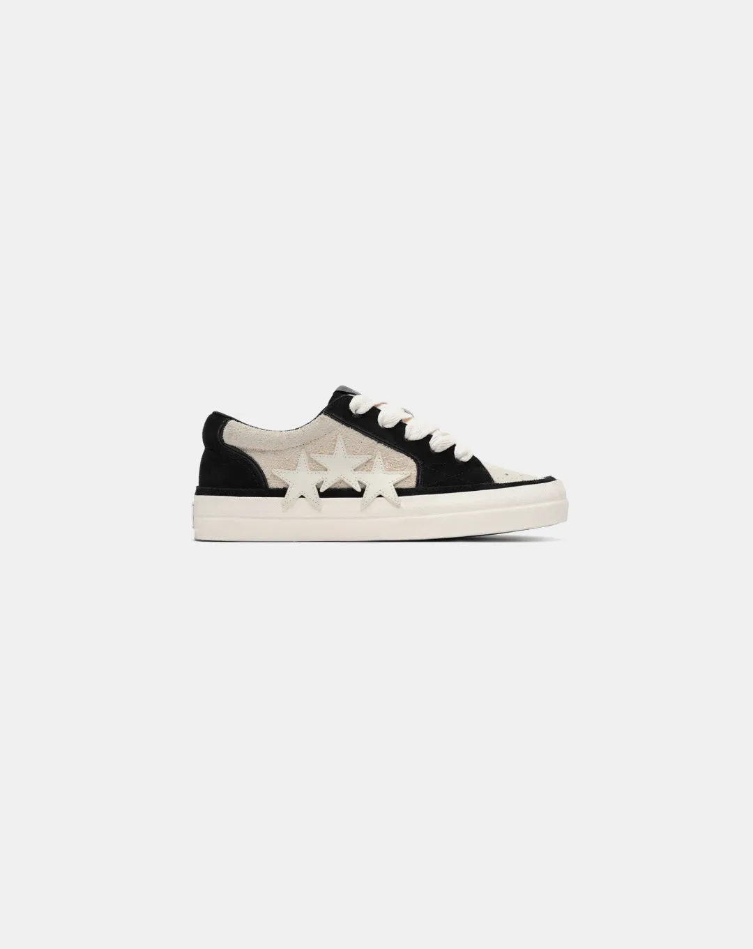 AMIRI Sunset Skate Low Appliqud Suede and Leather Sneakers