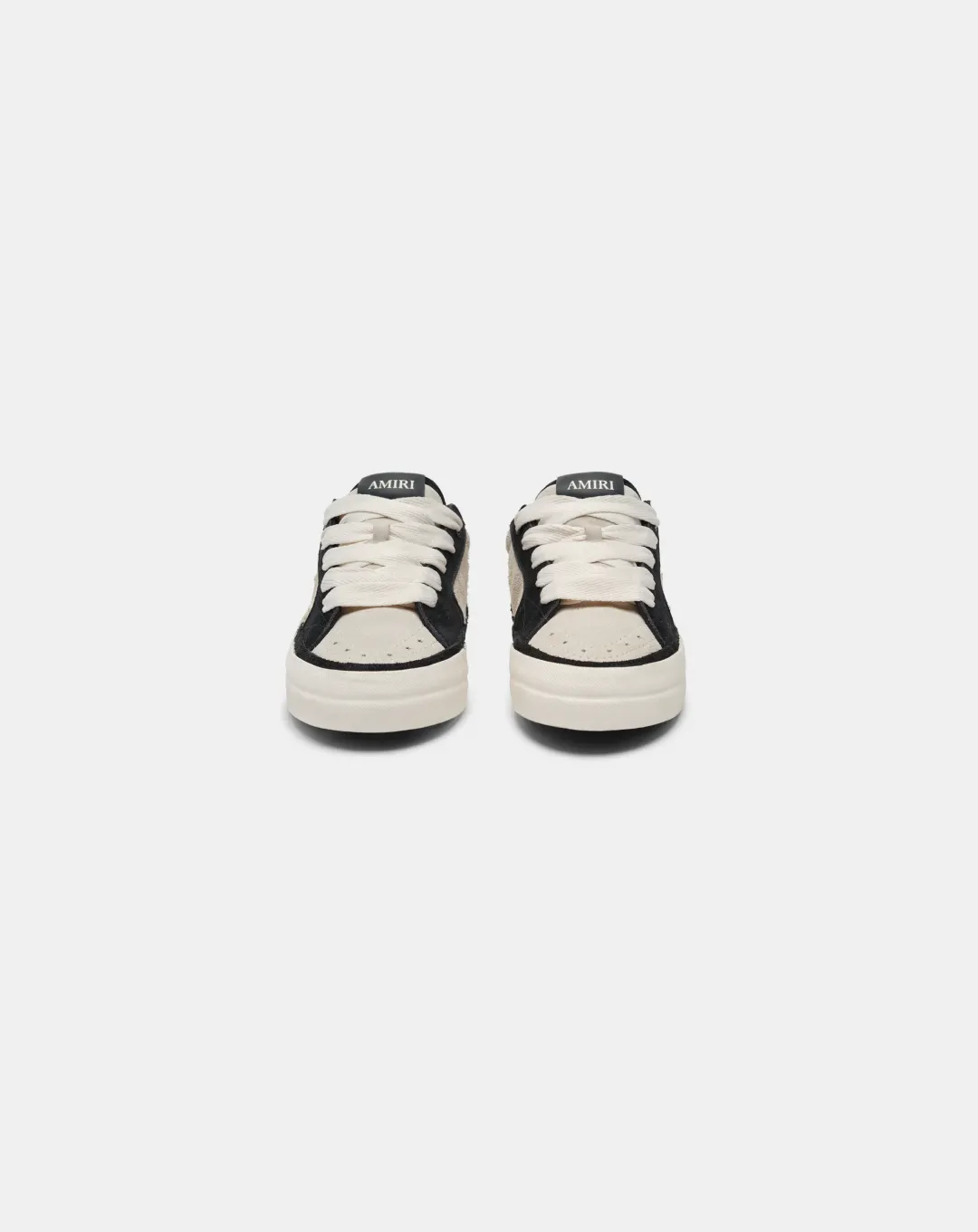AMIRI Sunset Skate Low Appliqud Suede and Leather Sneakers