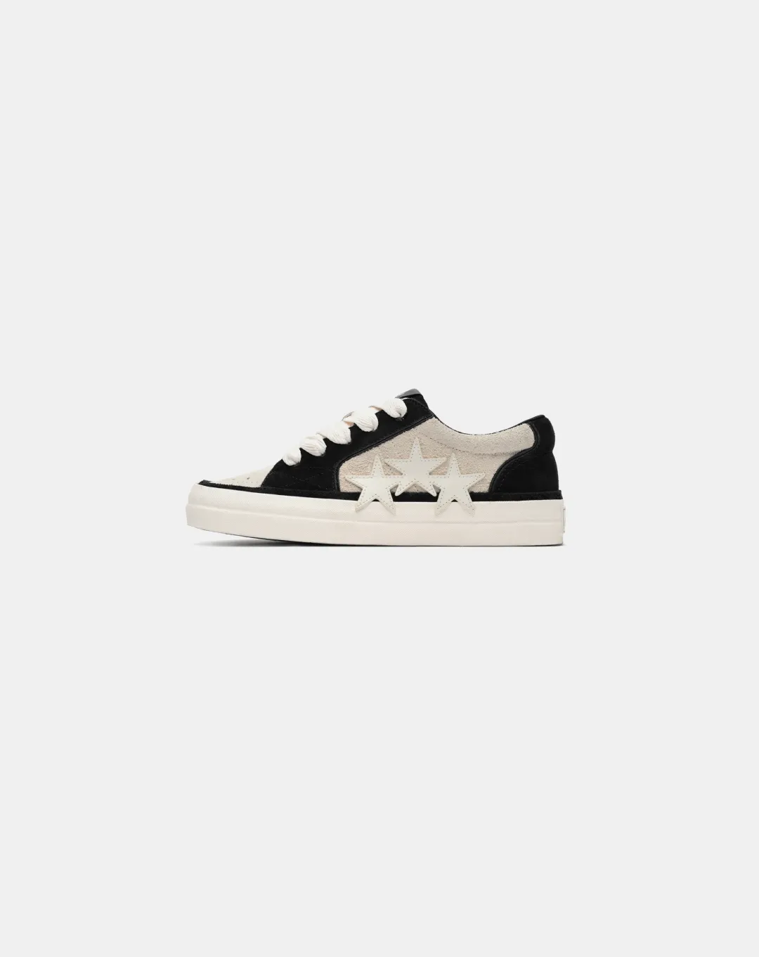 AMIRI Sunset Skate Low Appliqud Suede and Leather Sneakers