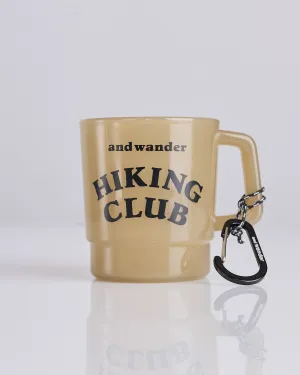 and wander Hiking Club PP Mug Beige