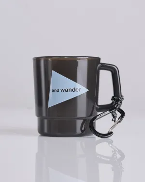 and wander Logo PP Mug Black