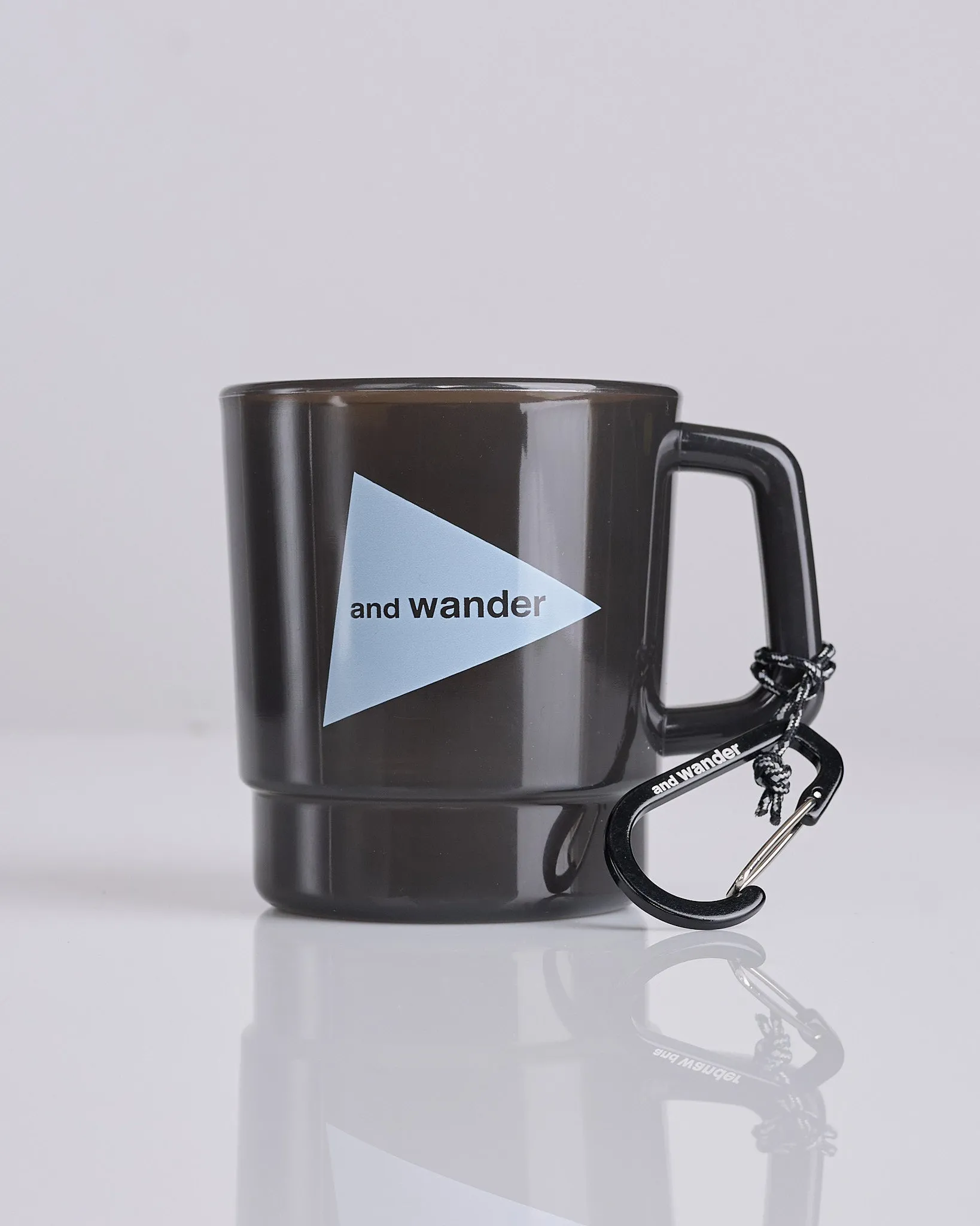and wander Logo PP Mug Black