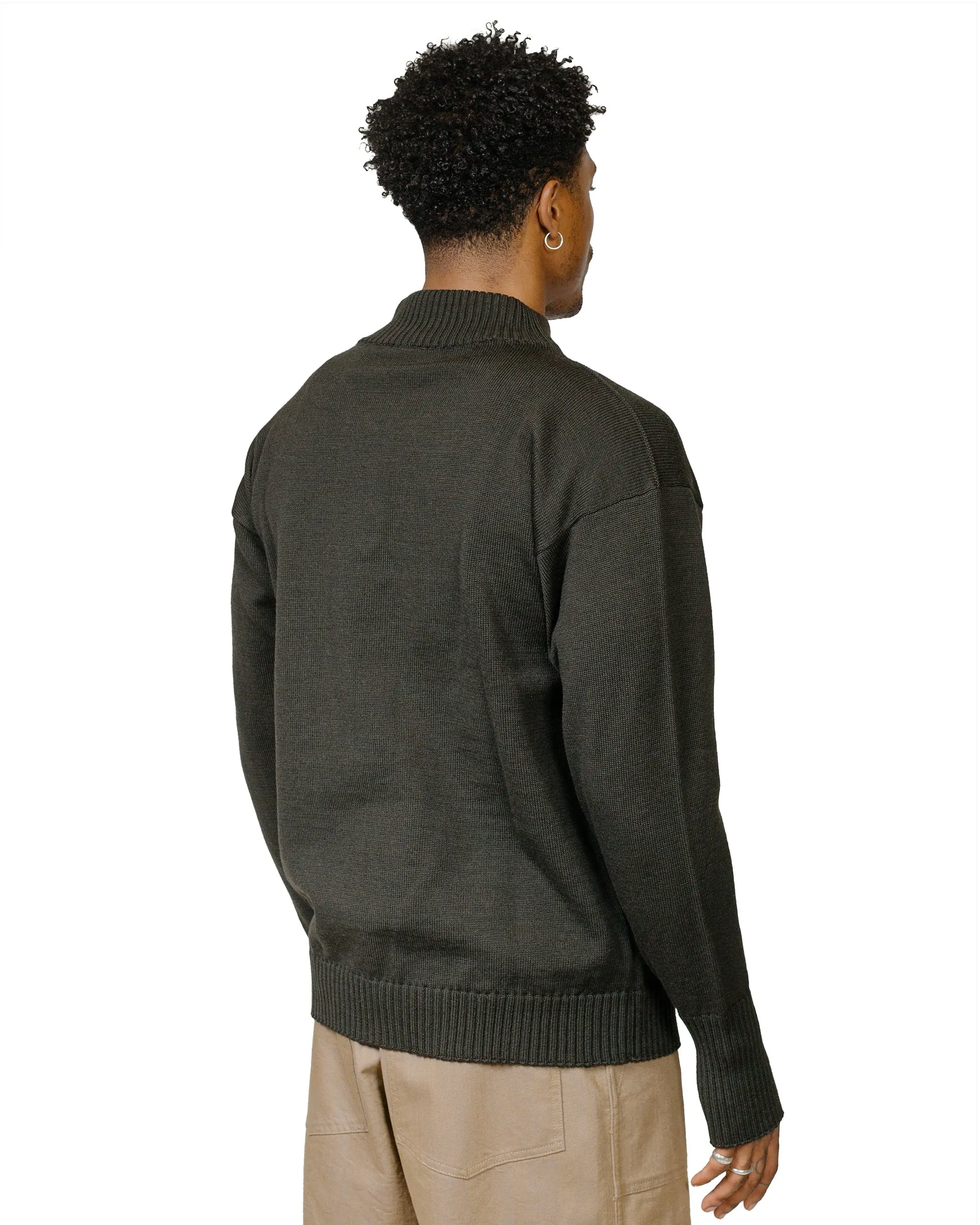 Andersen-Andersen Seaman Half-Zip Hunting Green