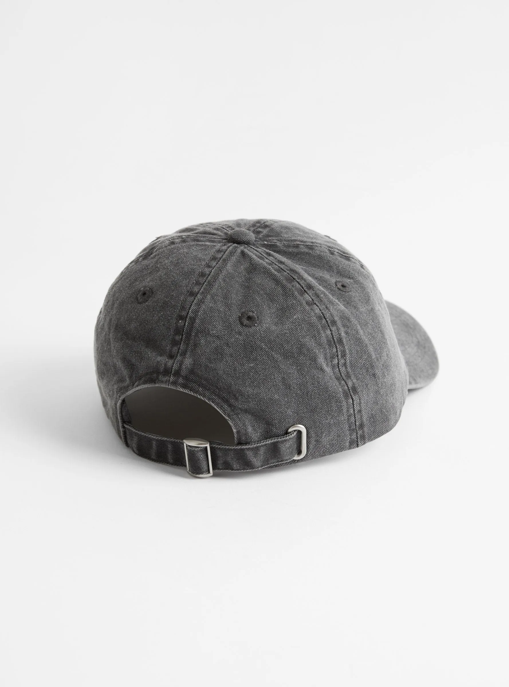 Basic Washed Low Pro Cap Charcoal