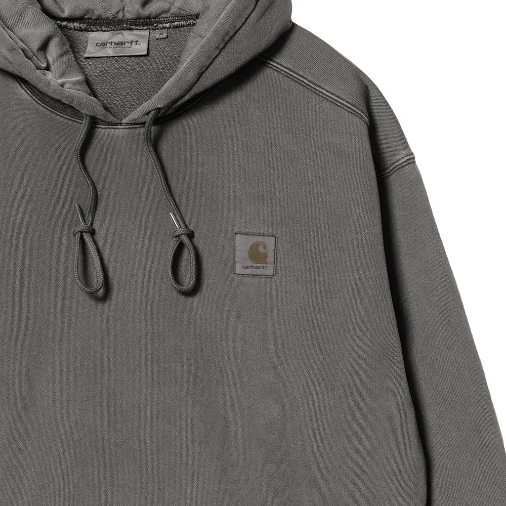 CARHARTT WIP HOODED VISTA SWEAT // GRAPHITE (GARMENT DYED)