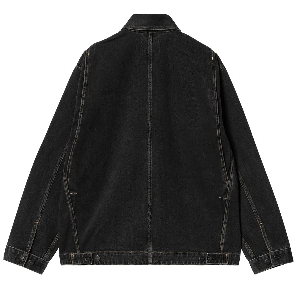 CARHARTT WIP OG DOUBLE FRONT JACKET // BLACK STONE WASHED