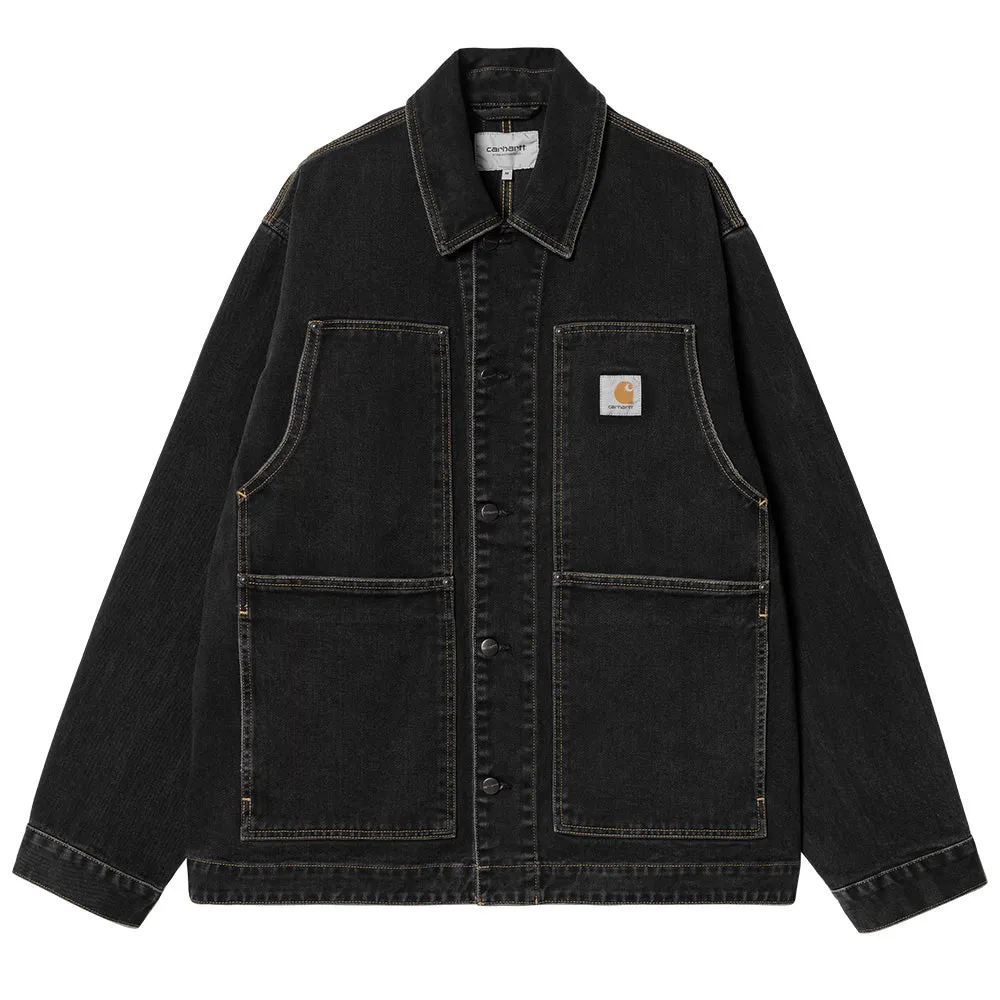 CARHARTT WIP OG DOUBLE FRONT JACKET // BLACK STONE WASHED