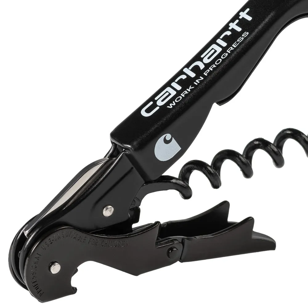 CARHARTT WIP SCRIPT PULLTAP'S CORKSCREW // BLACK/WHITE