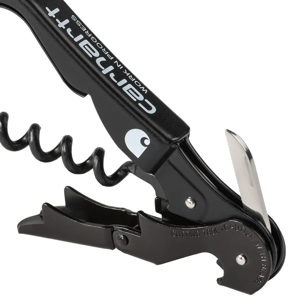 CARHARTT WIP SCRIPT PULLTAP'S CORKSCREW // BLACK/WHITE