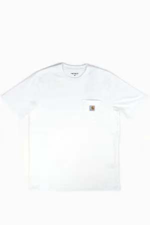 CARHARTT WIP SS POCKET TEE WHITE