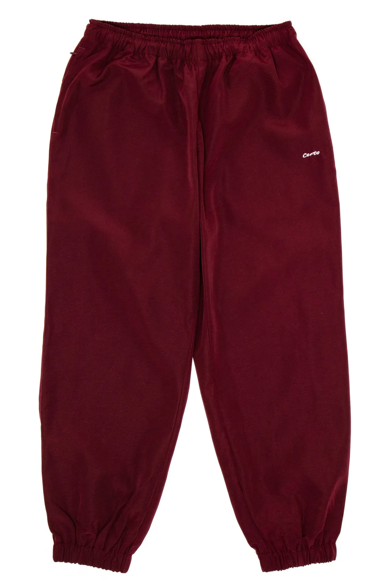 CERTO TRACKPANT T002 // BURGUNDY
