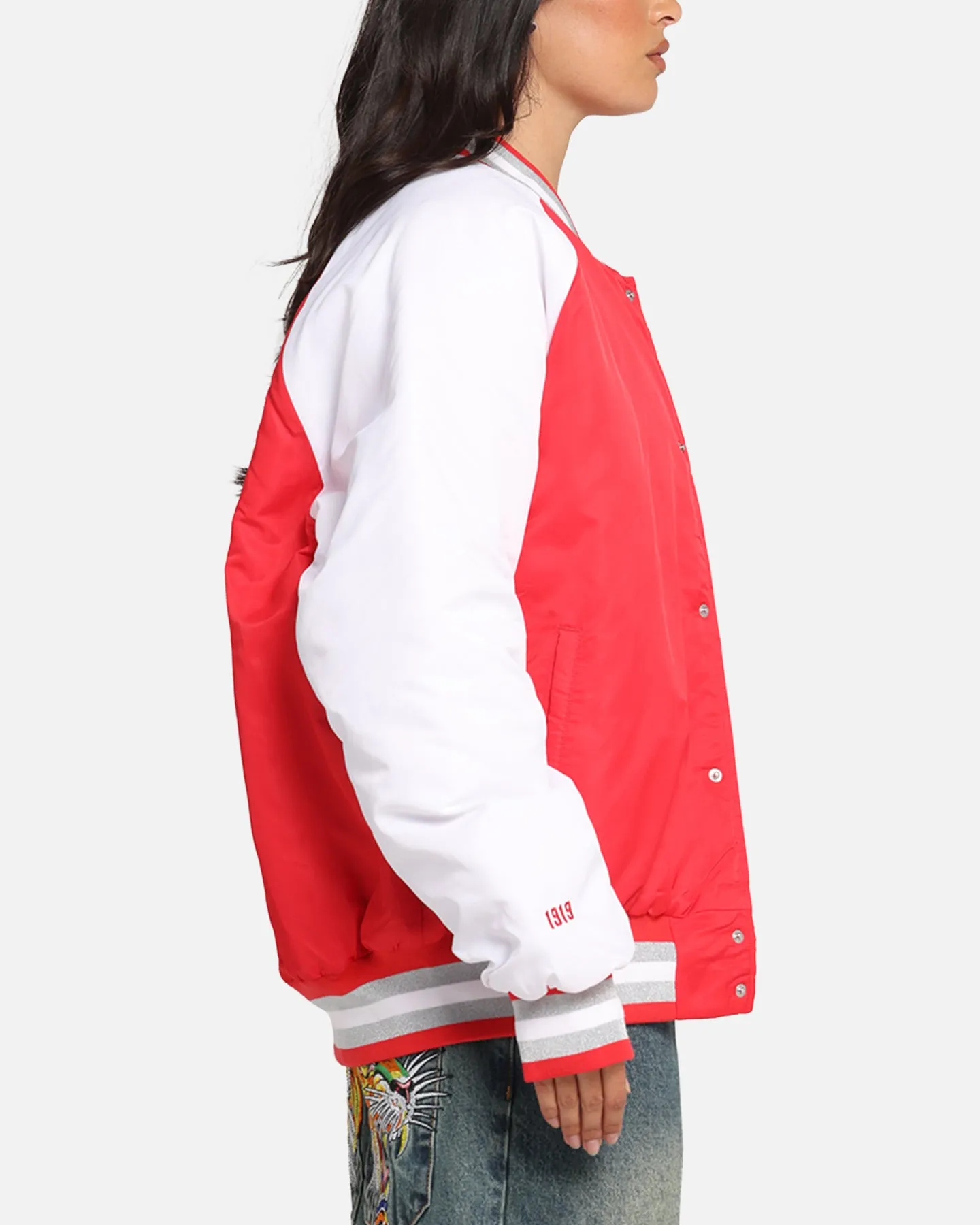 Champion Rebel USA Letterman Jacket Red Spark Csi