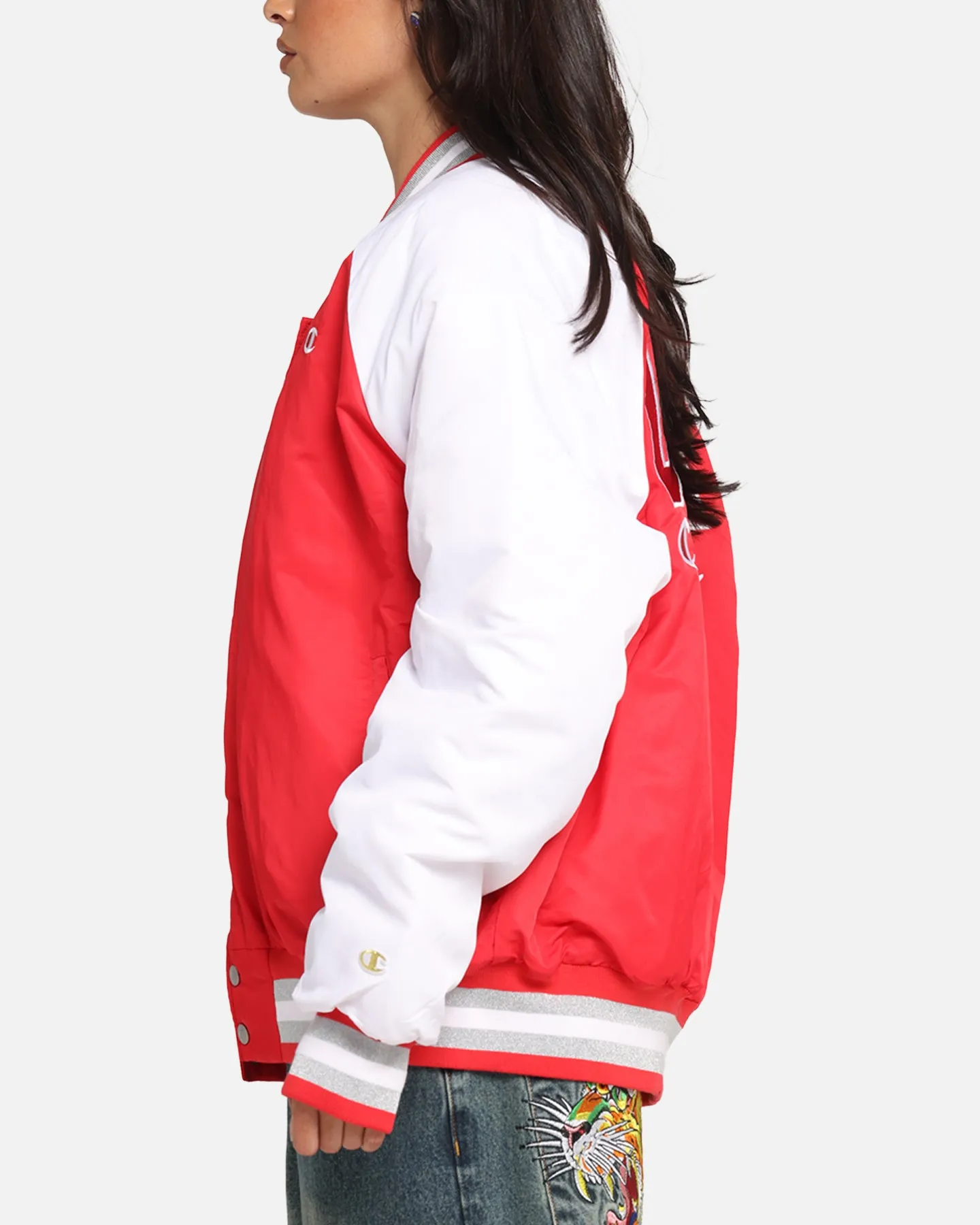 Champion Rebel USA Letterman Jacket Red Spark Csi