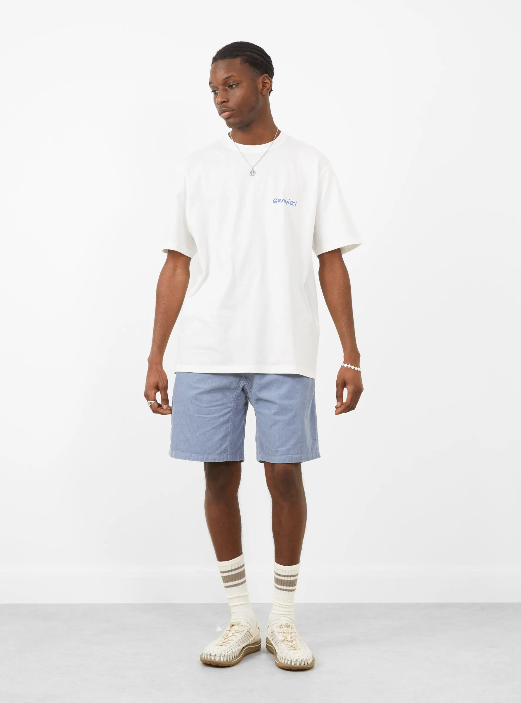 Corduroy G-Short Smoky Blue