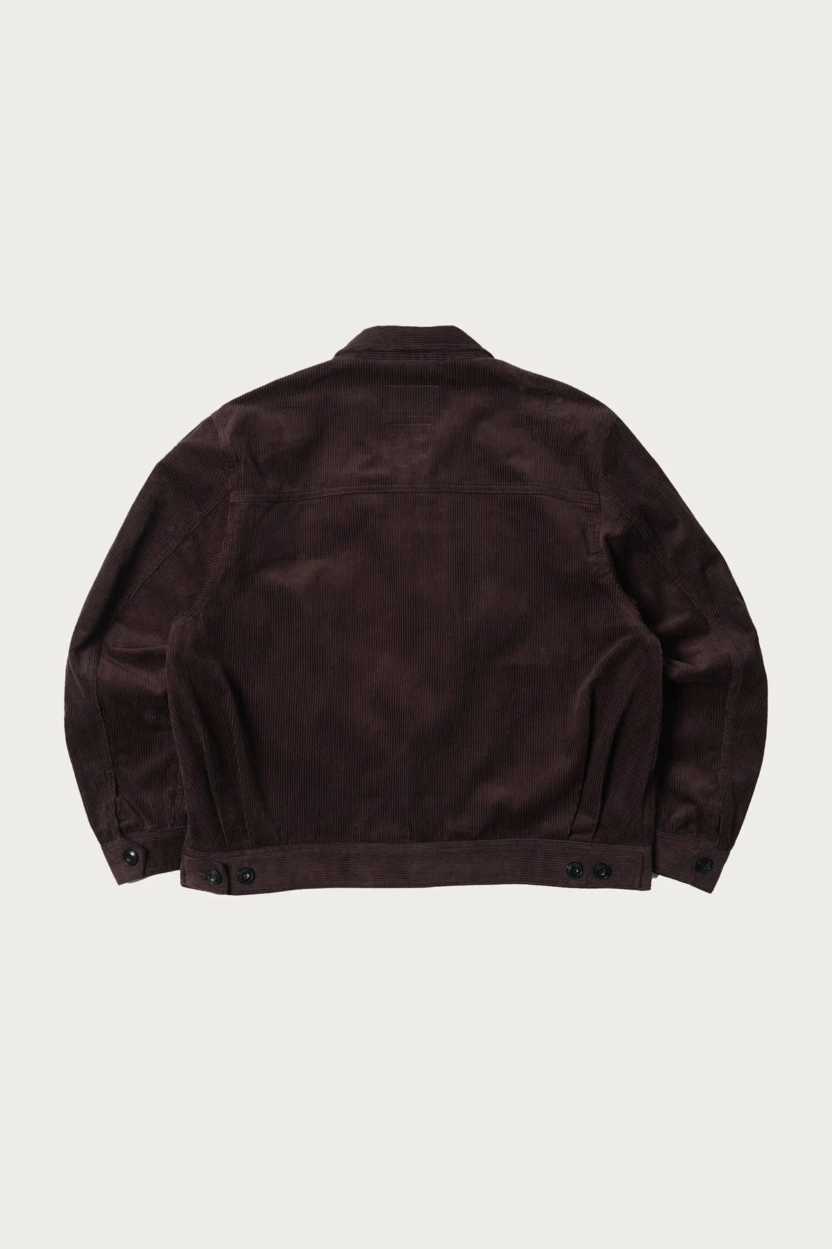 Corduroy Trucker Jacket - Brown