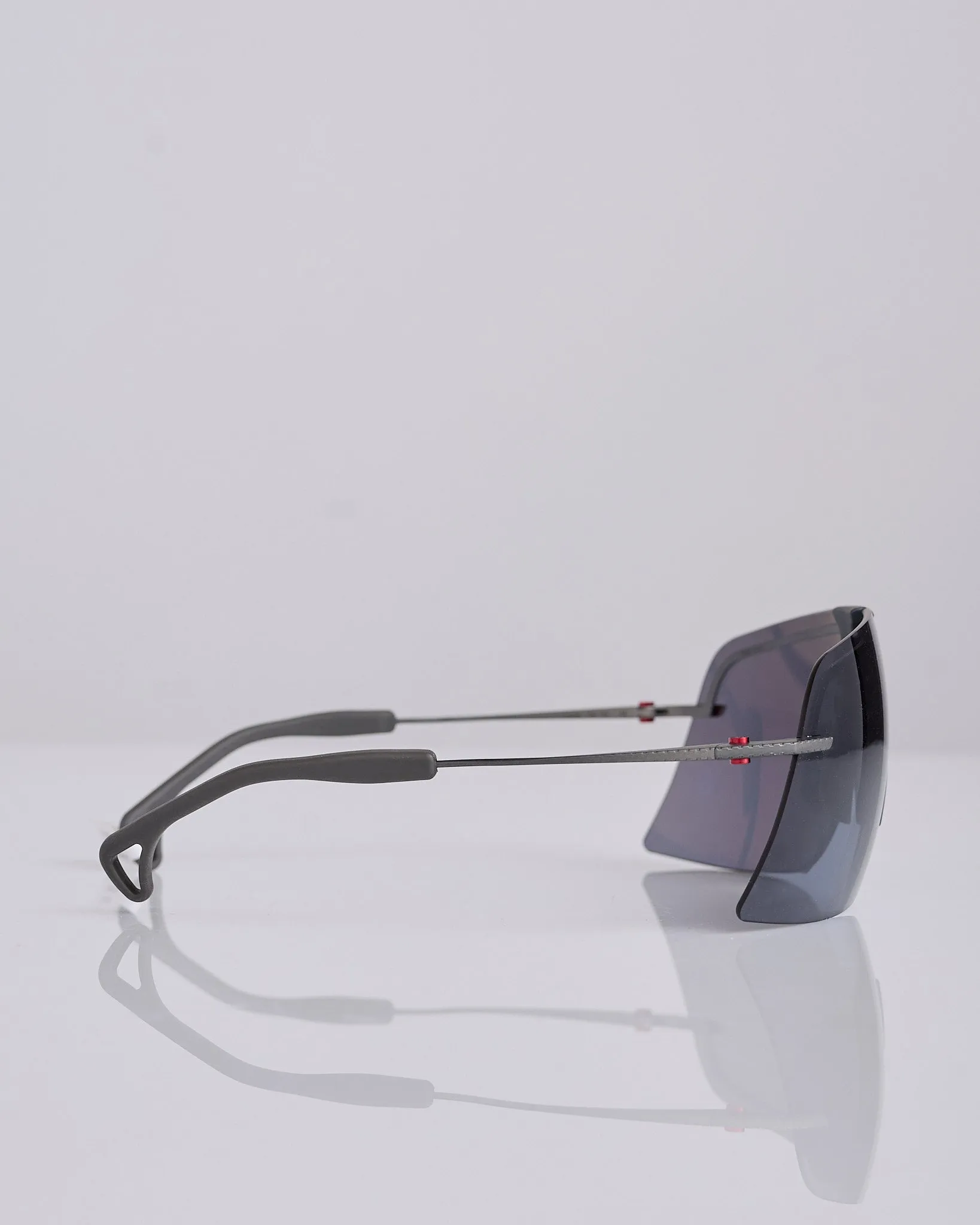 District Vision Yusuke Alpine Blade Titanium Sunglass Graphite D  Onyx Mirror