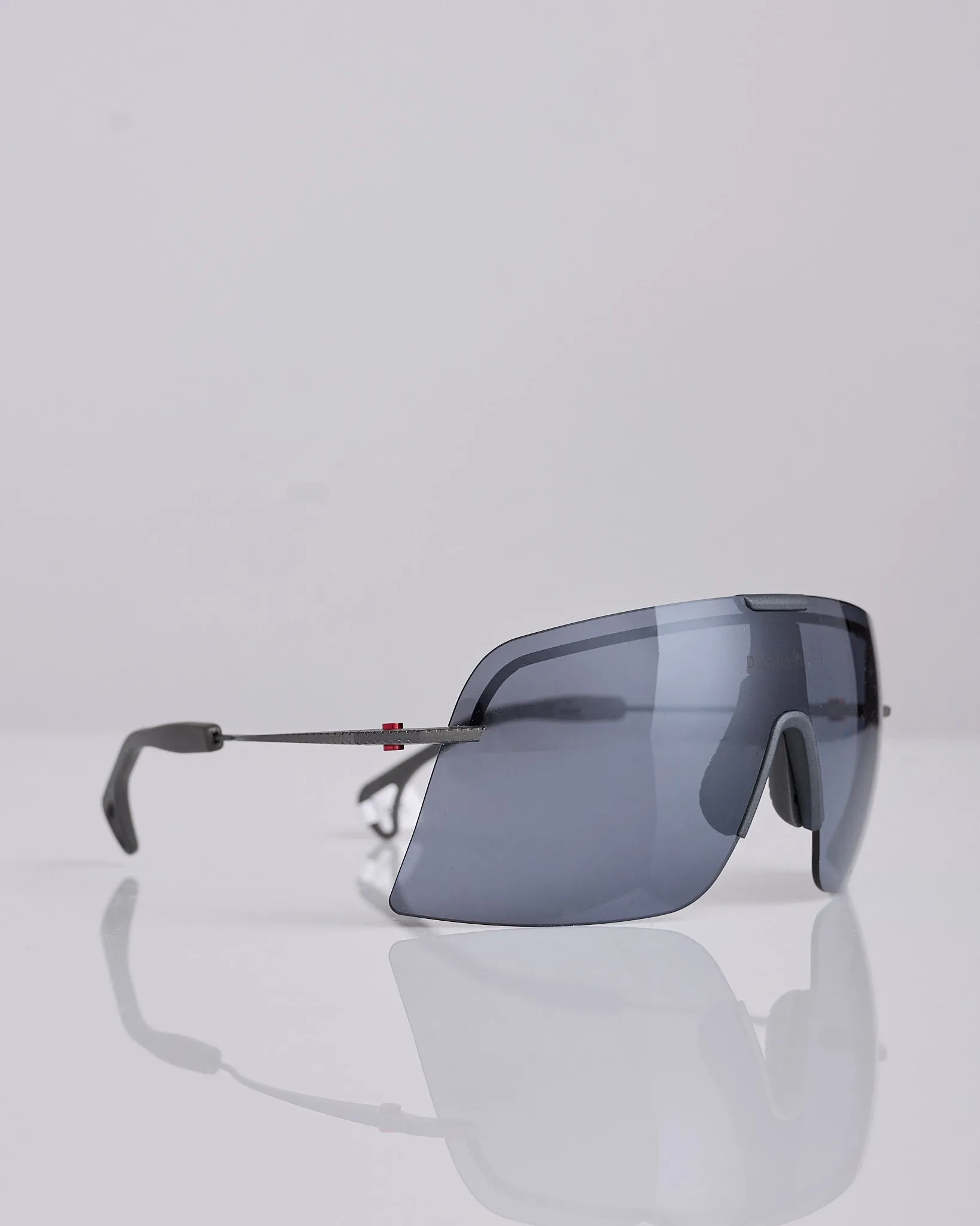 District Vision Yusuke Alpine Blade Titanium Sunglass Graphite D  Onyx Mirror