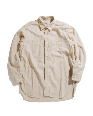 Engineered Garments Work Shirt Natural CL Sheeting
