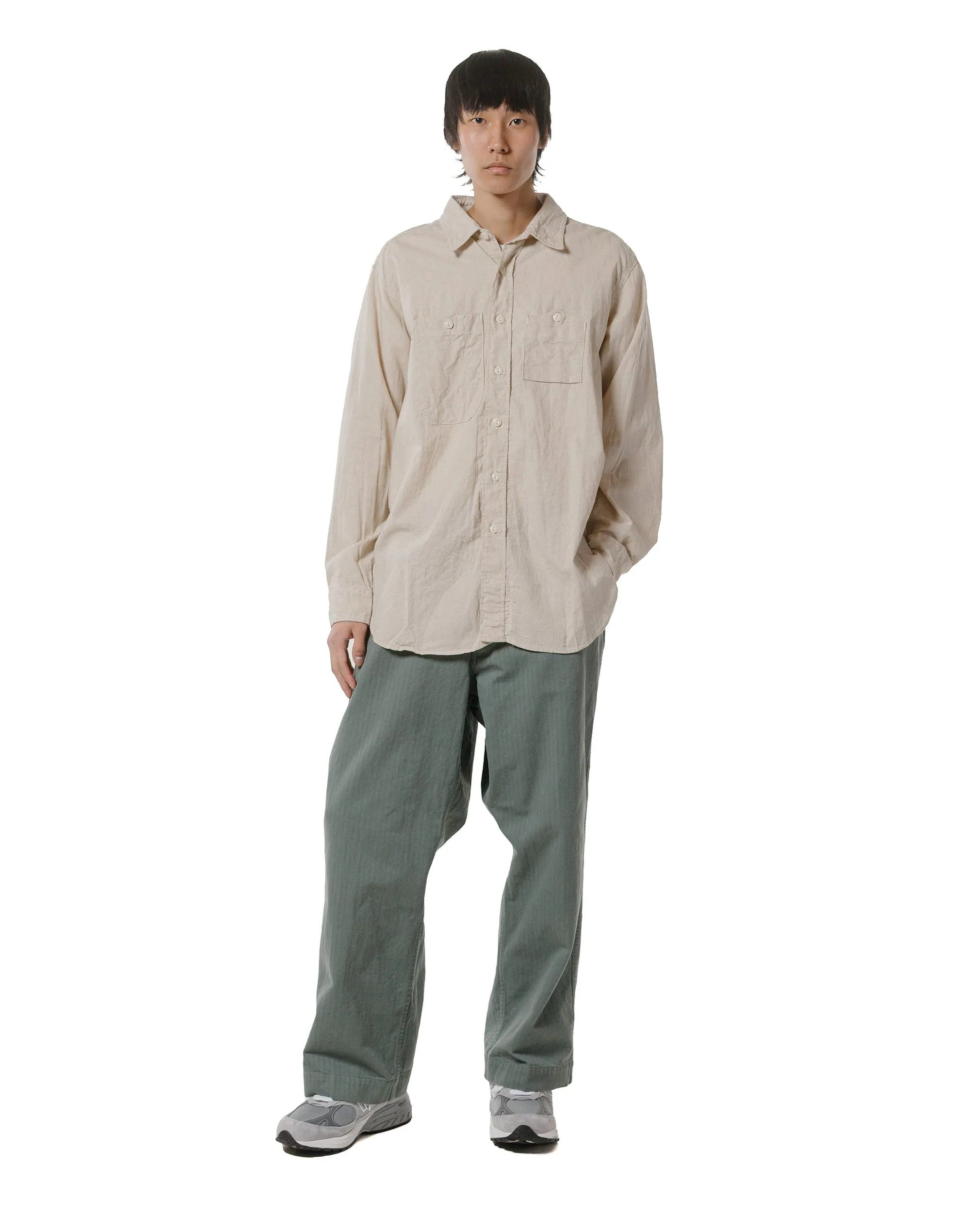 Engineered Garments Work Shirt Natural CL Sheeting