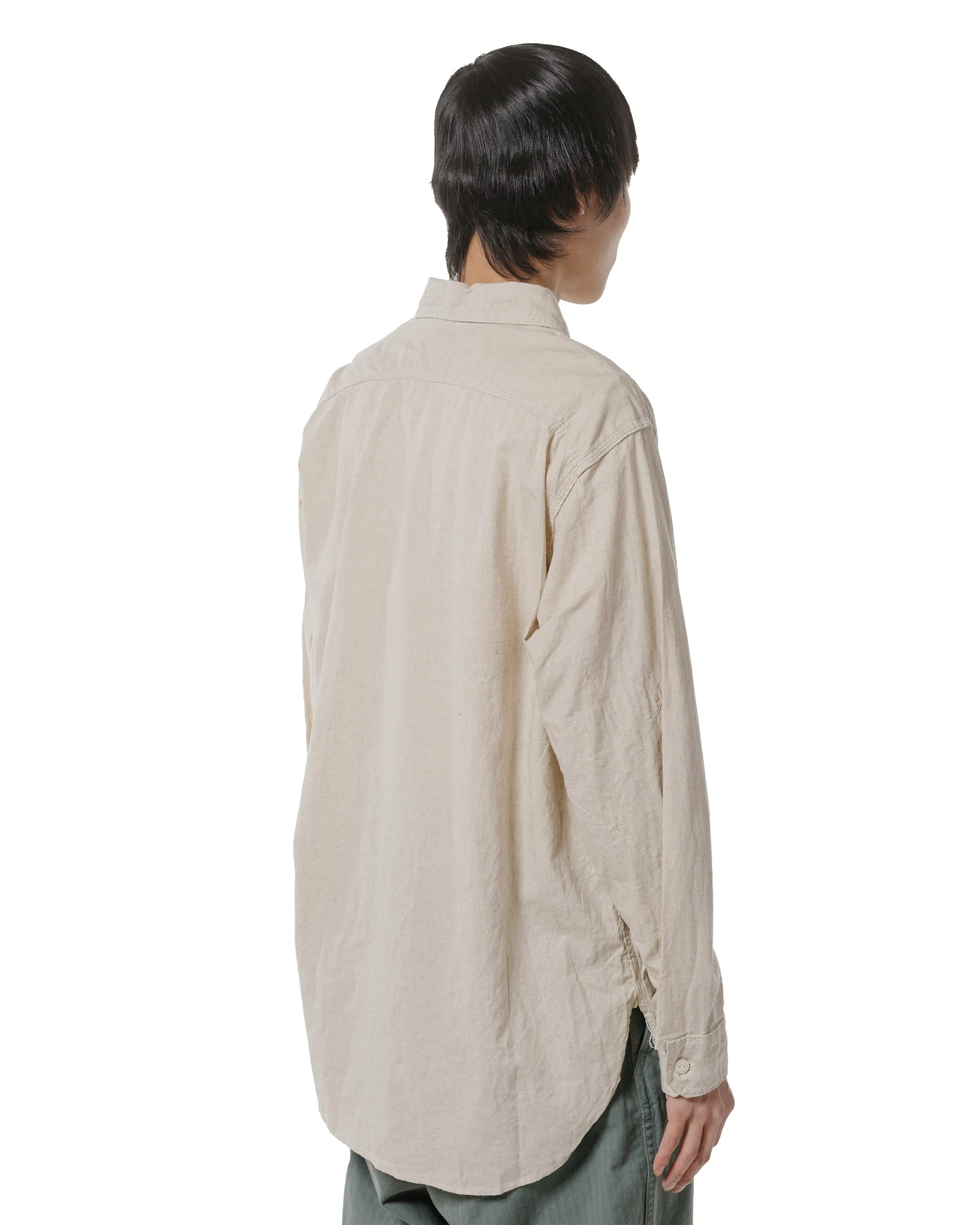 Engineered Garments Work Shirt Natural CL Sheeting