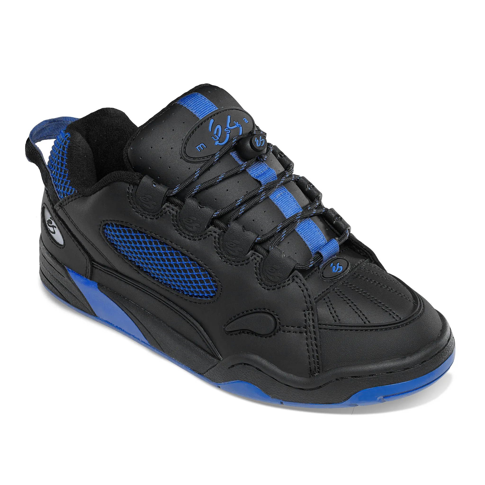 ES Muska Shoes Black/Royal Sale