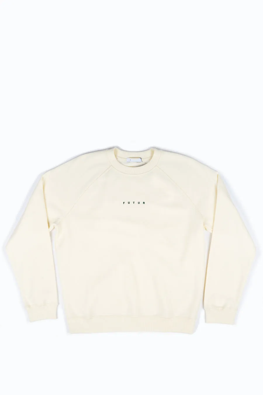 FUTUR LOGO RAGLAN G FIT CREW ECRU