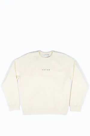 FUTUR LOGO RAGLAN G FIT CREW ECRU