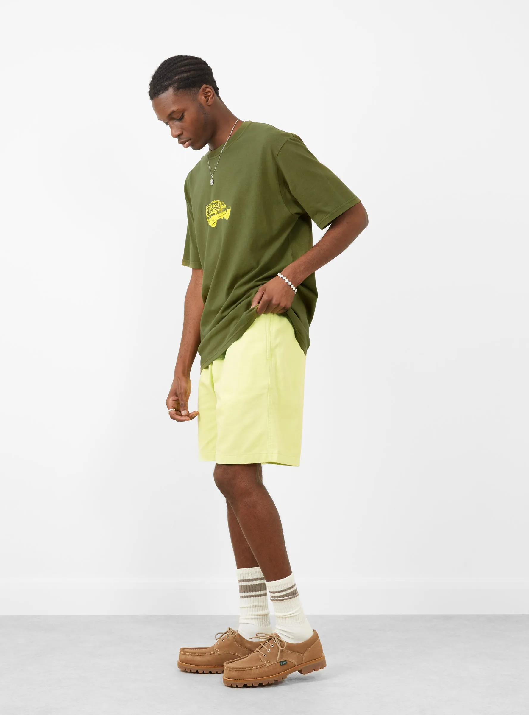 G-Short Pigment Dye Fossil Grey