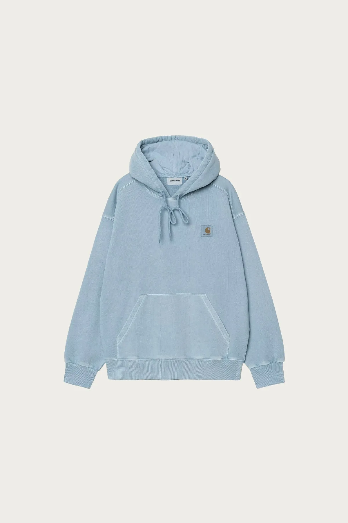 Hooded Nelson Sweat - Clay Blue Garment Dyed
